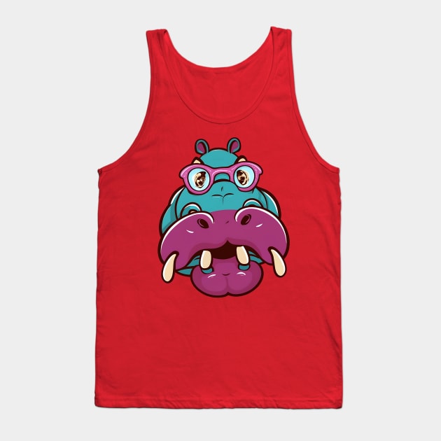 Hippo Tank Top by NomiCrafts